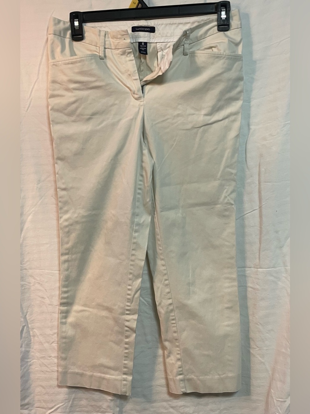 Lands' End Cream colored pants
